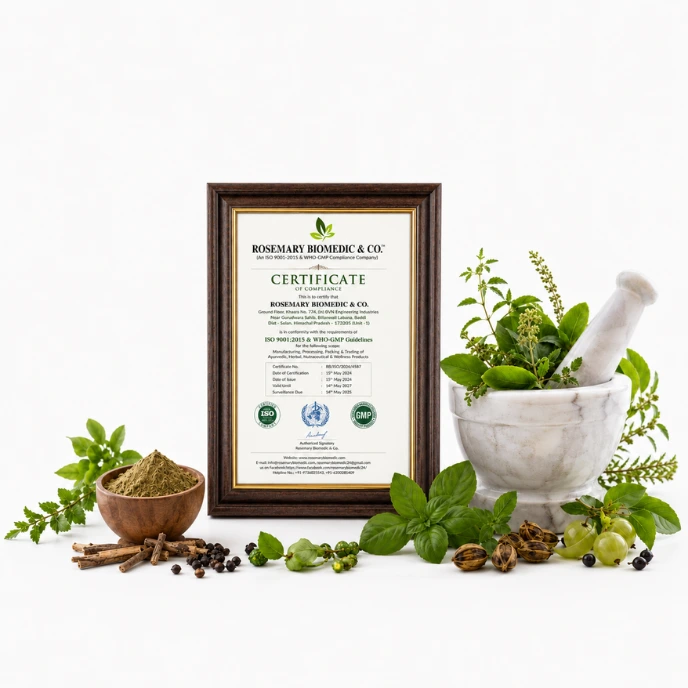 Rosemary Biomedic Certifications